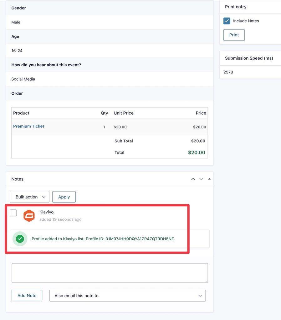 Check Klaviyo feed execution