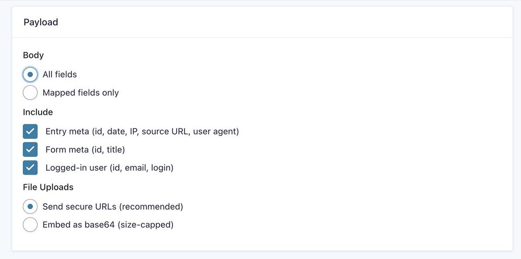 Choose what data to send to workflow