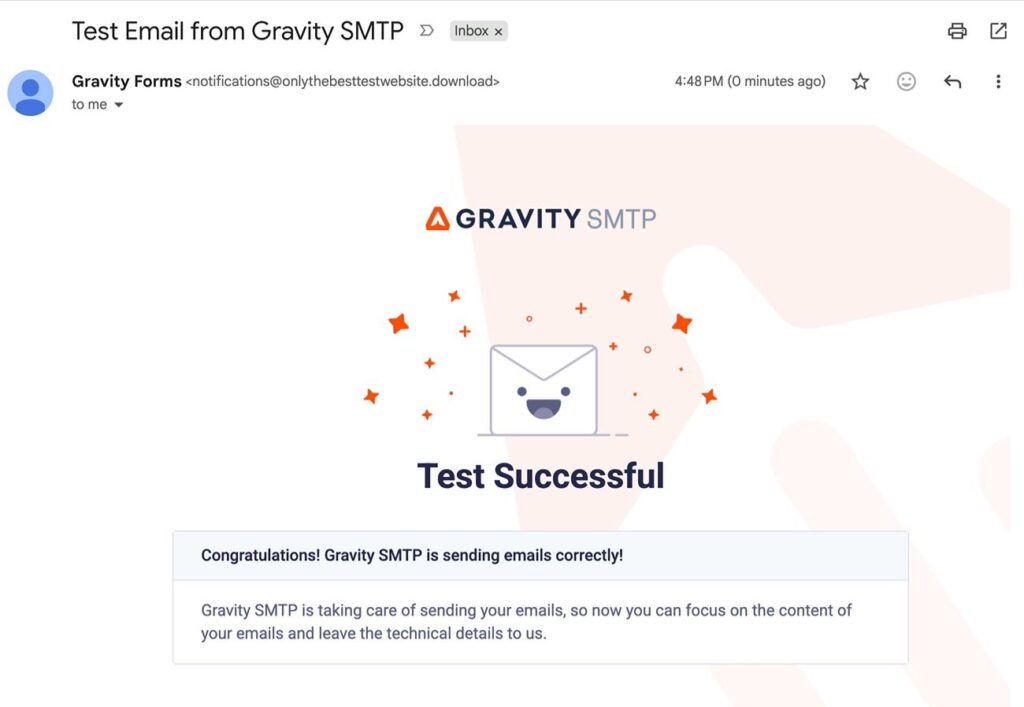 Test email