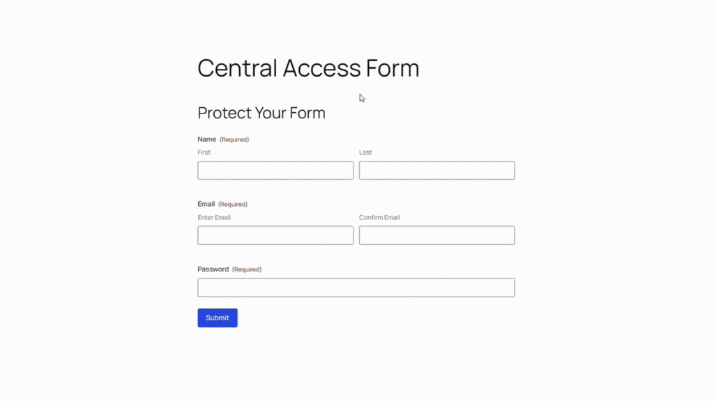 Accessing password protected content through an emailed bypass link