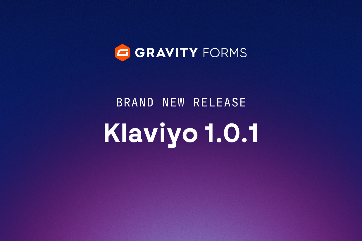 Brand new release: Klaviyo 1.0.1