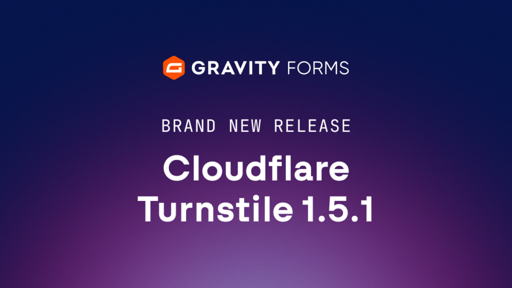 Brand new release Cloudflare Turnstile 1.5.1